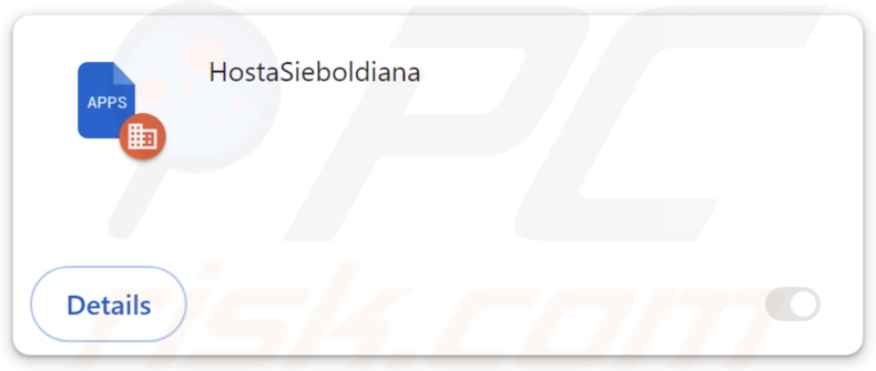 HostaSieboldiana browser extension