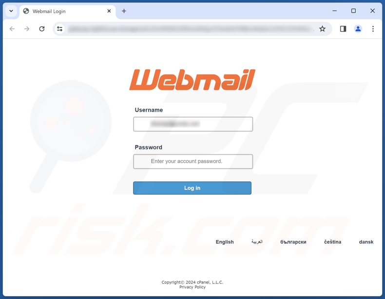 New Purchasing Document scam email promoted phishing site
