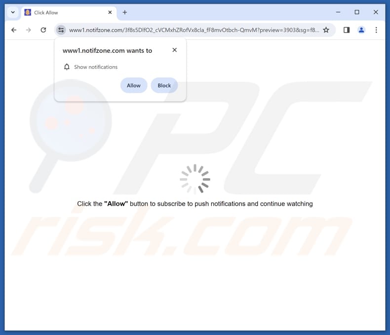 notifzone[.]com ads