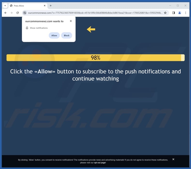 ourcommonnewz[.]com ads