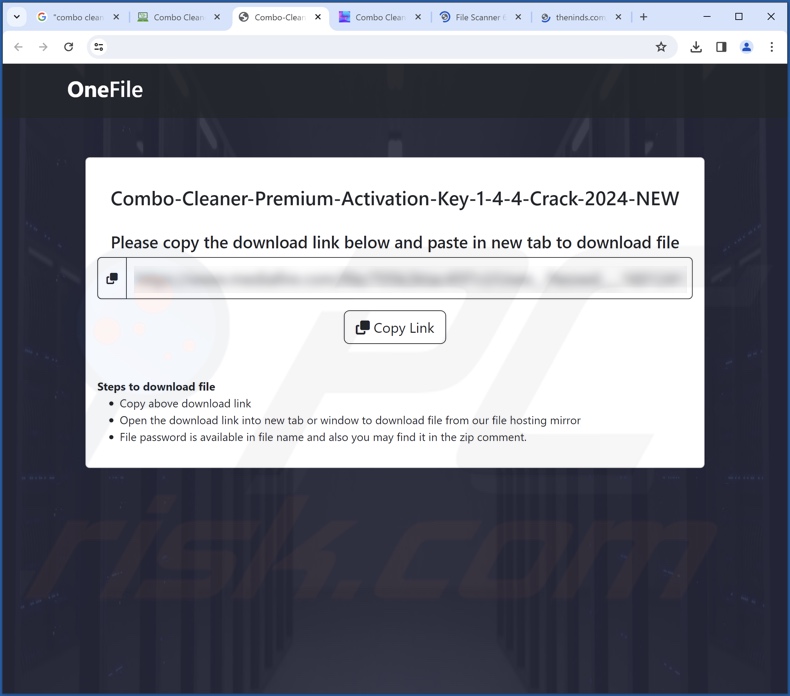 Fake cracked software website promoting a Personalized_notepad_with_reminders PUA installer