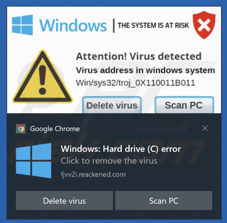 reackened.com notification