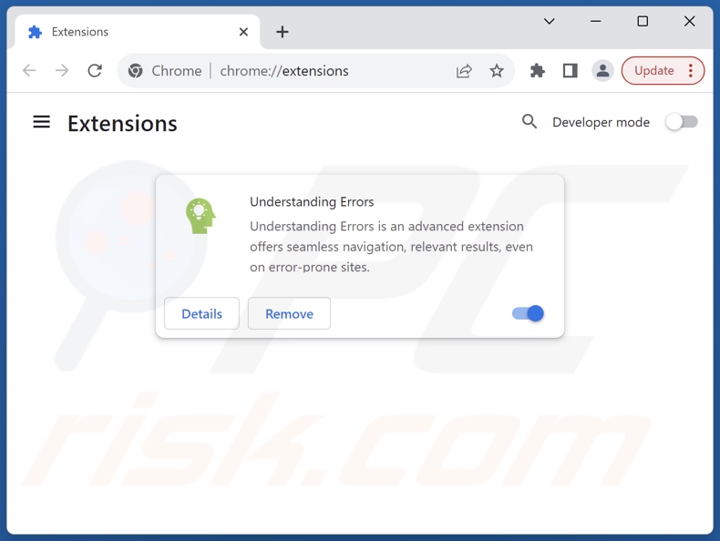Removing unwanted ads from Google Chrome step 2