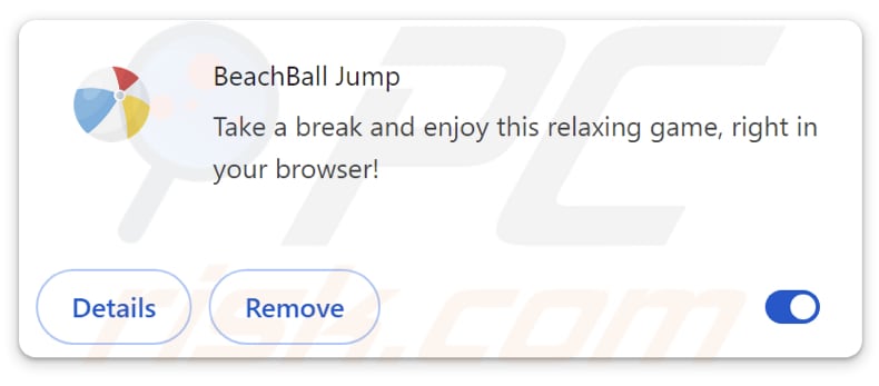 BeachBall Jump adware