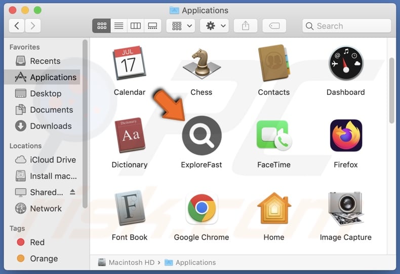ExploreFast adware