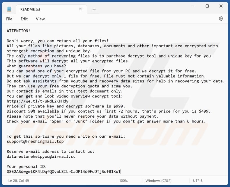 Lkfr ransomware text file (_README.txt)