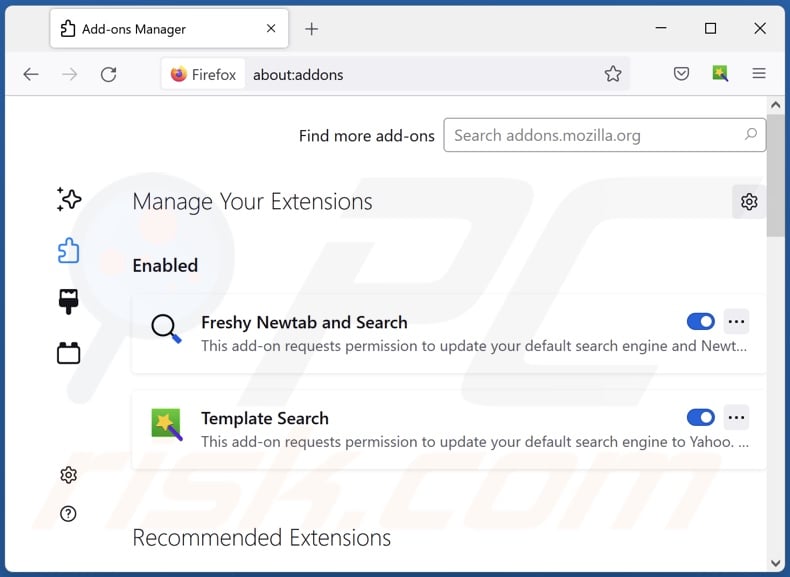 Removing search.tab-hub-simple.online related Mozilla Firefox extensions