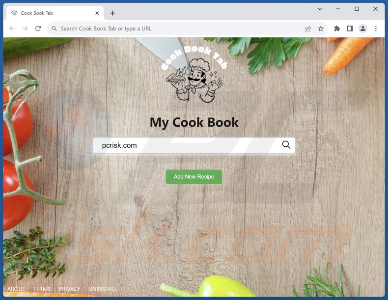 cookbooktab.com browser hijacker