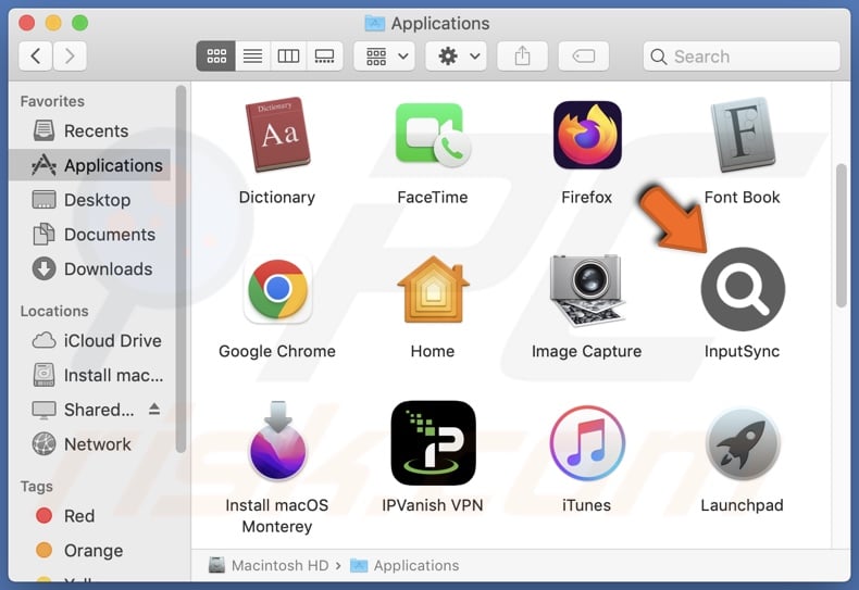 InputSync adware