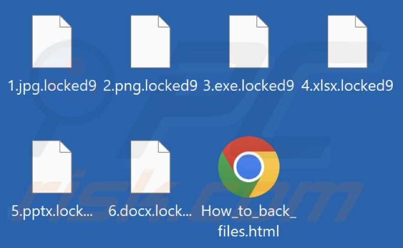 Files encrypted by Locked (MedusaLocker) ransomware (.locked9 extension)