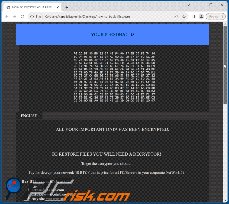 Nacugunder ransomware ransom note (how_to_back_files.html) GIF