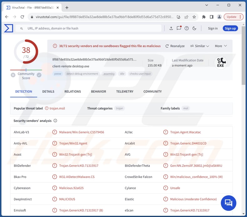 Narnia Remote Administration Trojan