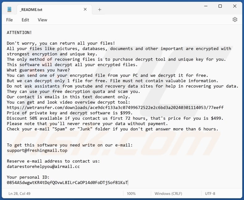 Wiaw ransomware text file (_README.txt)