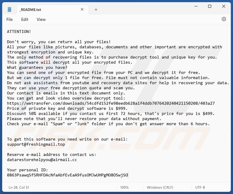 Bgjs ransomware text file (_README.txt)