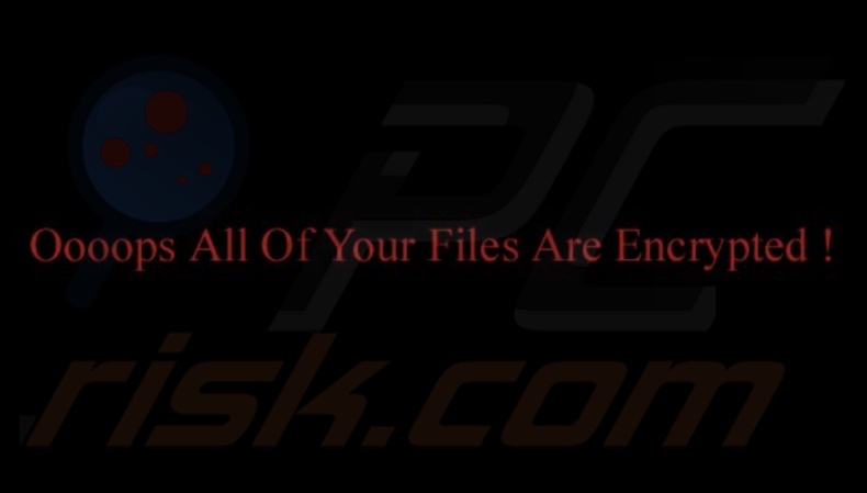 BlackSkull ransomware wallpaper