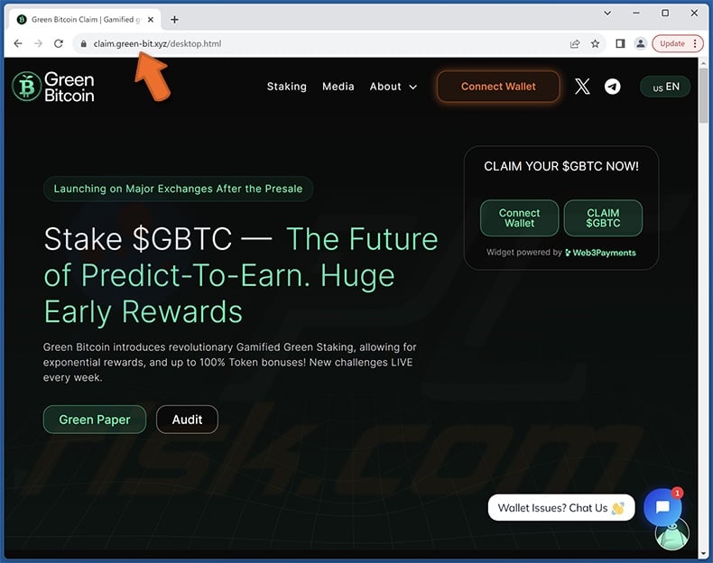 Claim $GBTC scam