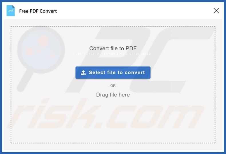 Free PDF Convert unwanted application