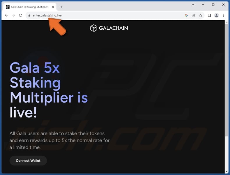 Gala Staking scam