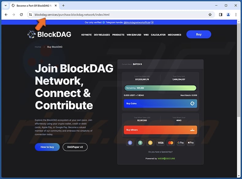 Join BlockDAG Network scam
