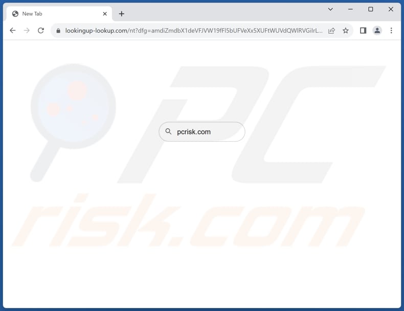 lookingup-lookup.com browser hijacker
