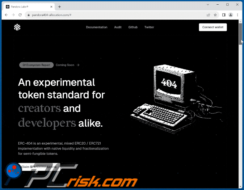Appearance of $PANDORA Airdrop scam