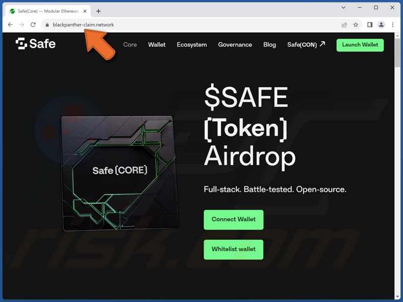 $SAFE Token Airdrop scam