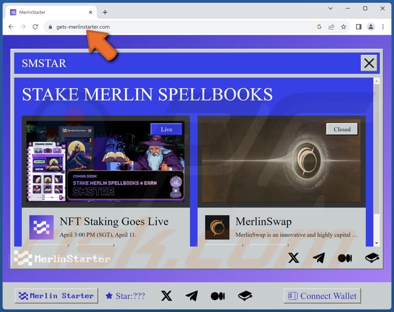 STAKE MERLIN SPELLBOOKS scam