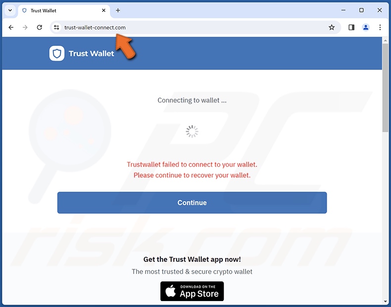 Trust Wallet Connect scam