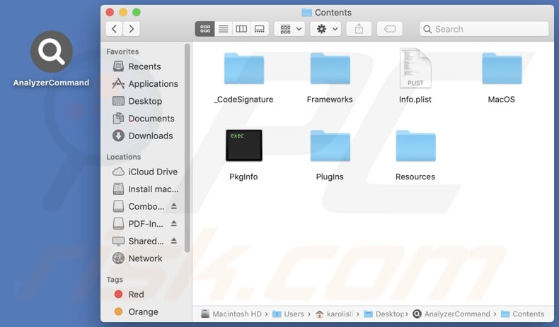 AnalyzerCommand adware install folder