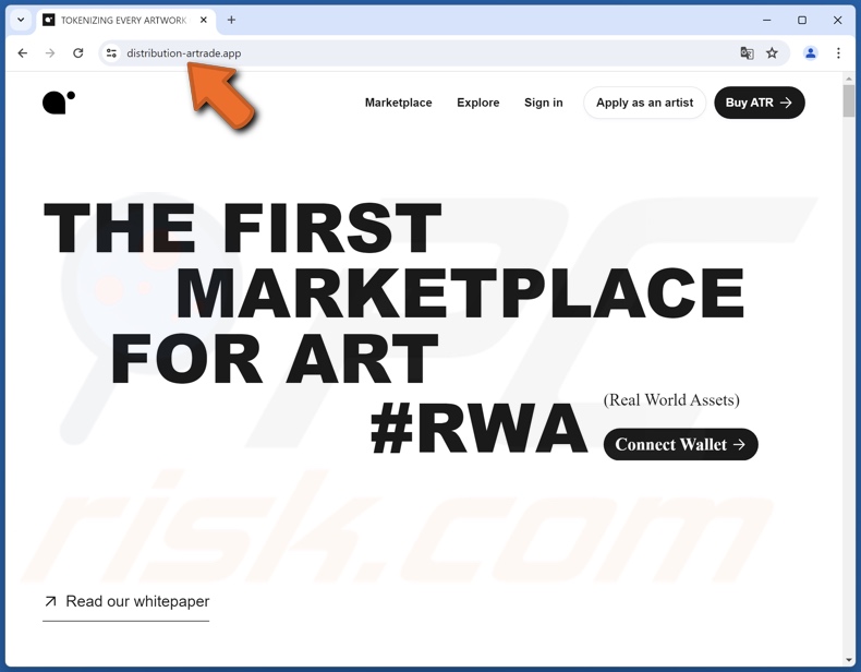 Artrade #RWA scam