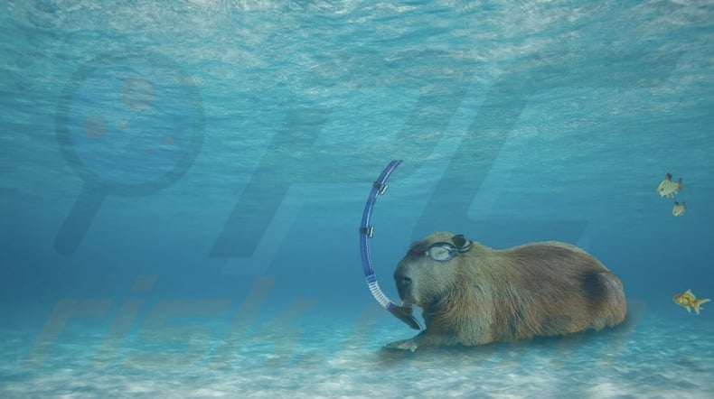 Capibara ransomware wallpaper