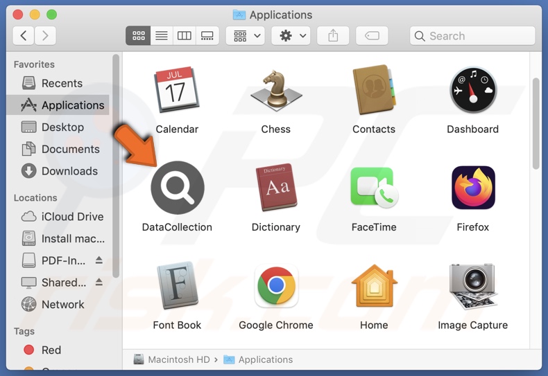 DataCollection adware