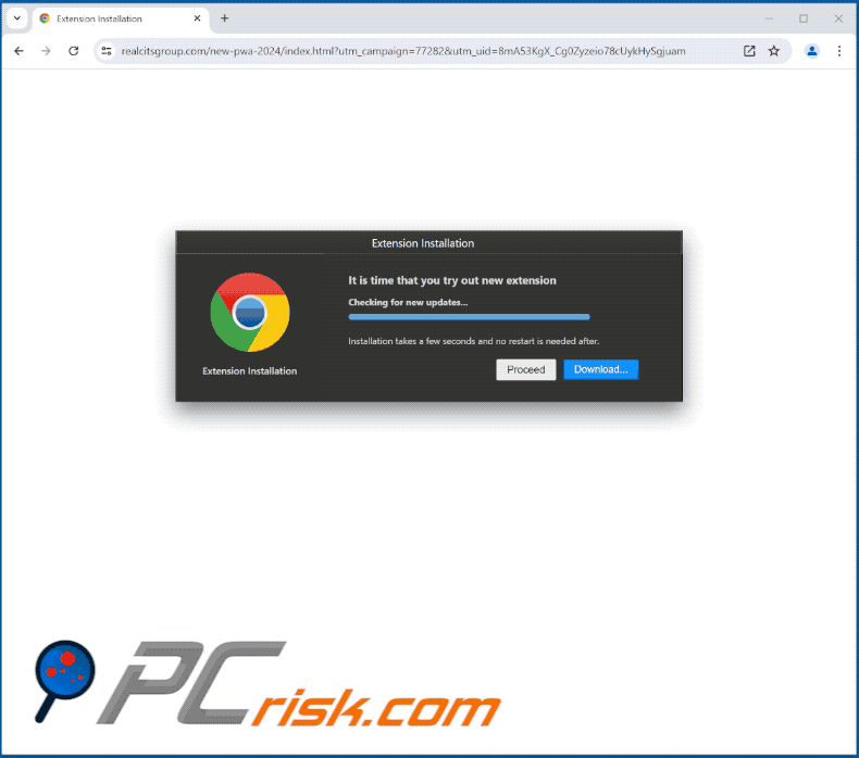 realcitsgroup[.]com website appearance (GIF)