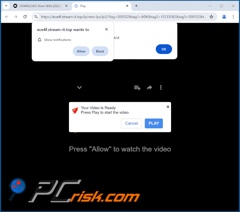 stream-it[.]top website appearance (GIF)