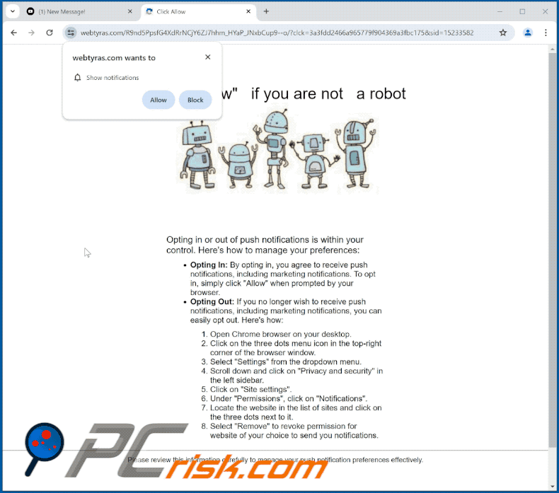 webtyras[.]com website appearance (GIF)