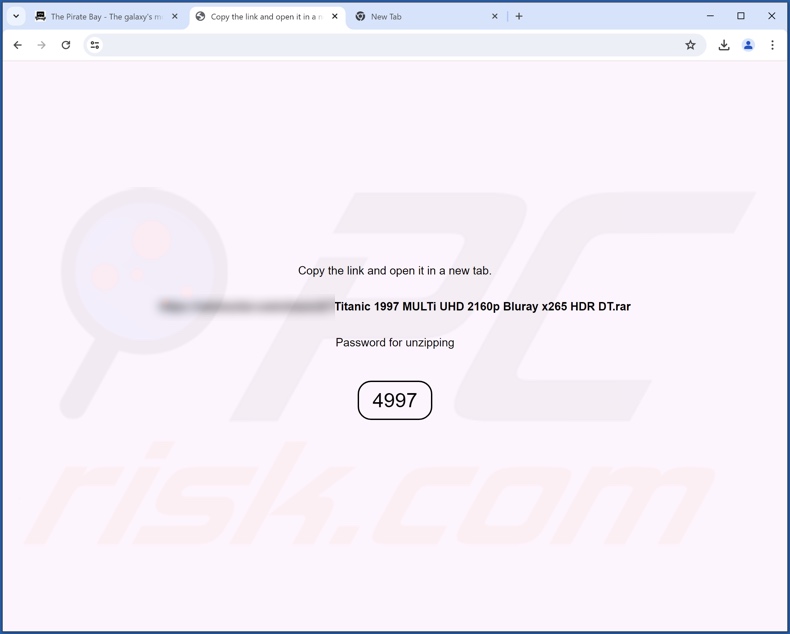 Deceptive website used to promote WinTrackerSP PUA