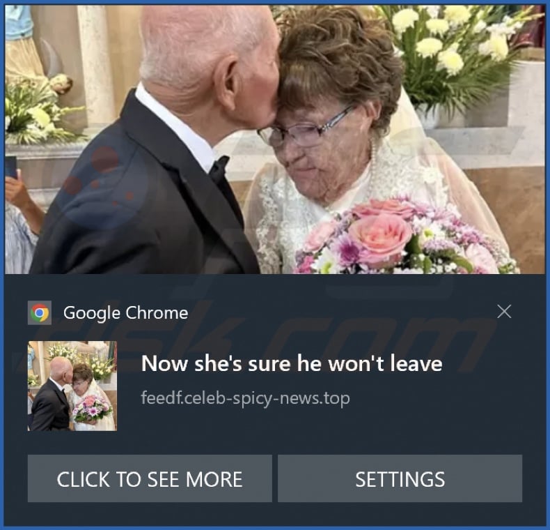 Ad delivered by the celeb-spicy-news[.]top webpage