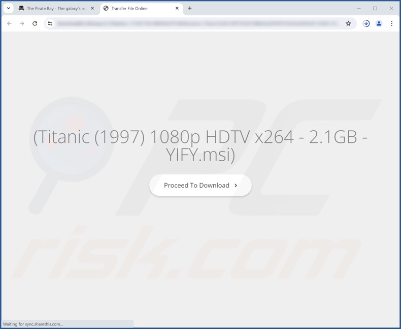 Deceptive website promoting FortyFy