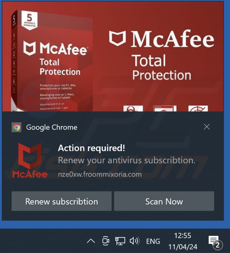 froommixoria.com notification