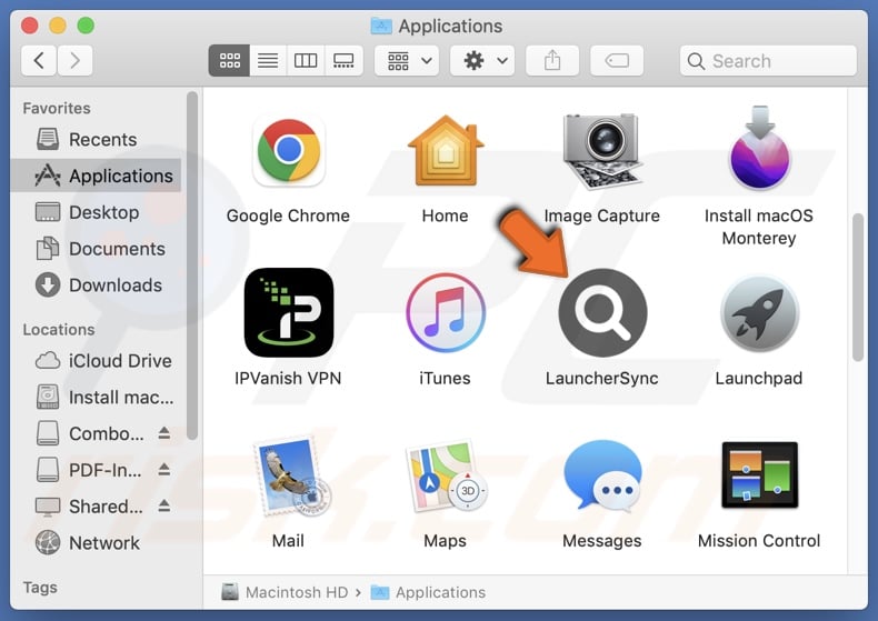 LauncherSync adware