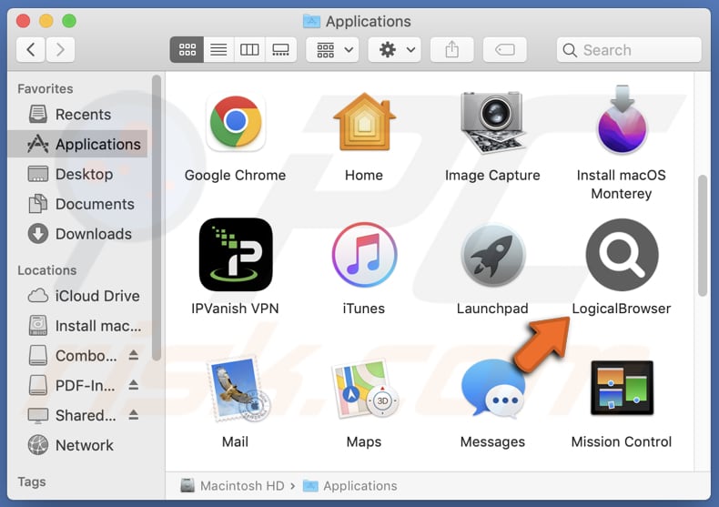 LogicalBrowser adware