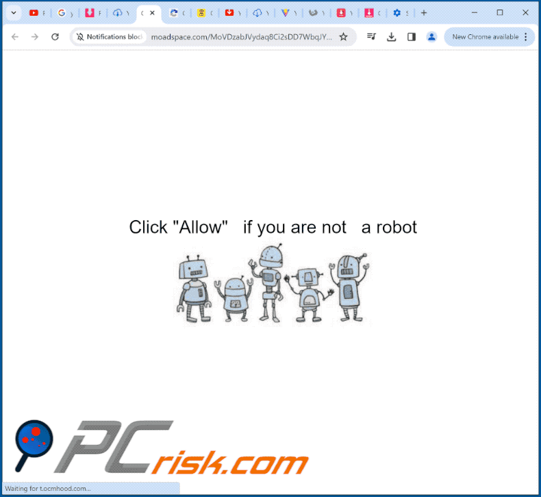 moadspace[.]com website appearance (GIF)