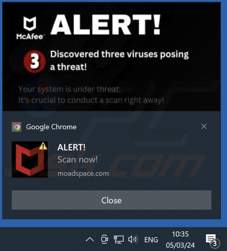moadspace.com notification
