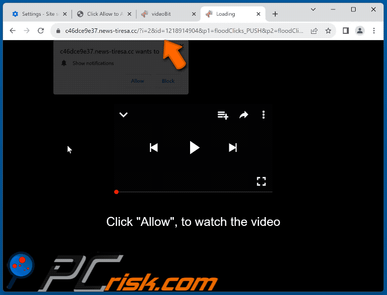 news-tiresa[.]cc website appearance (GIF)