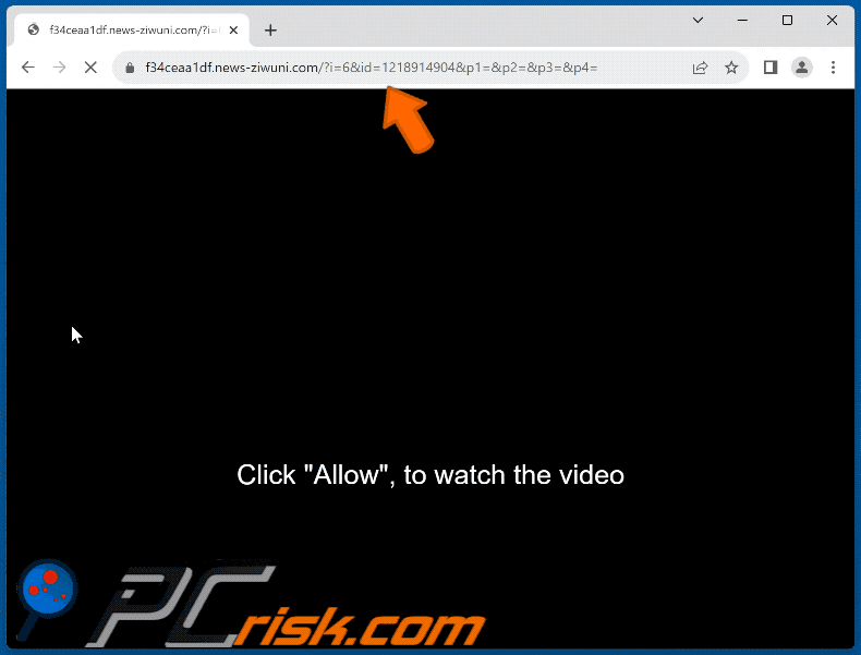 news-ziwuni[.]com website appearance (GIF)