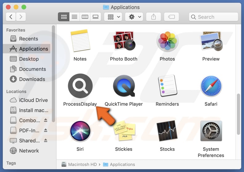 ProcessDisplay adware