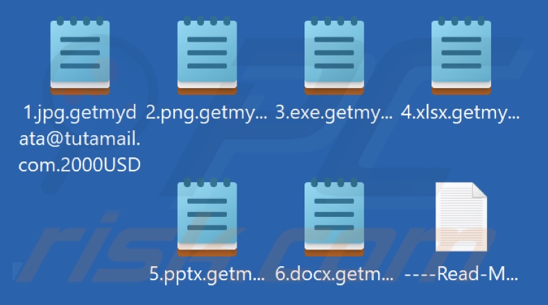Files encrypted by 2000USD ransomware (.2000USD extension)