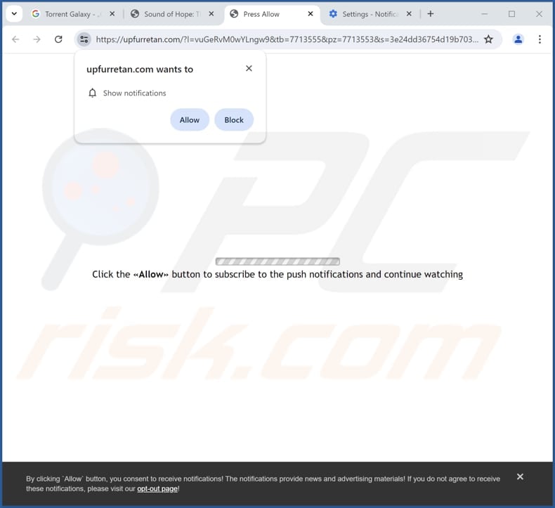 upfurretan[.]com ads
