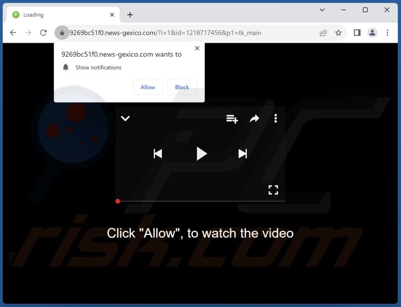 news-gexico[.]com pop-up redirects