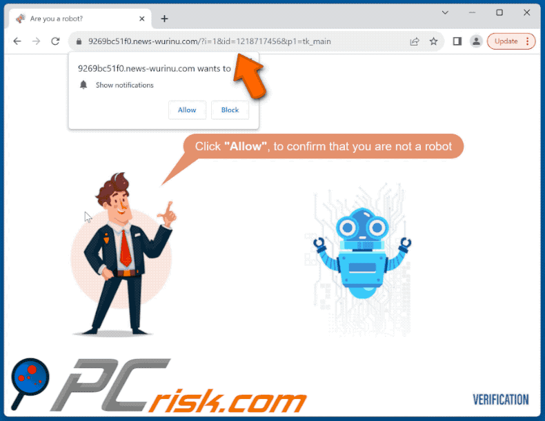 news-wurinu[.]com website appearance (GIF)